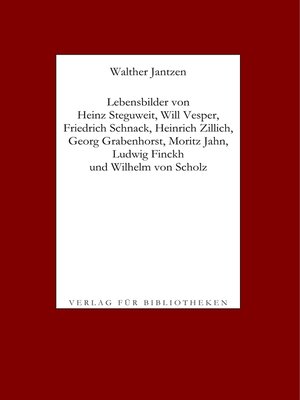 cover image of Lebensbilder von Dichtern I, 1